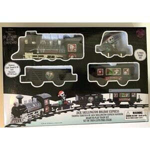 Jack Skellington Holiday Express Train Set Nightmare Before Christmas Disney